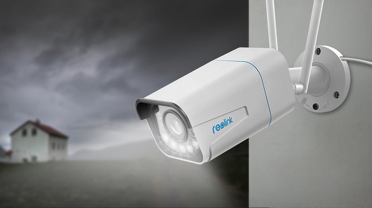 WiFi vaizdo kamera Reolink RLC-511W, 5MP, 5x Zoom, IR/LED 30m, PIR цена и информация | Stebėjimo kameros | pigu.lt