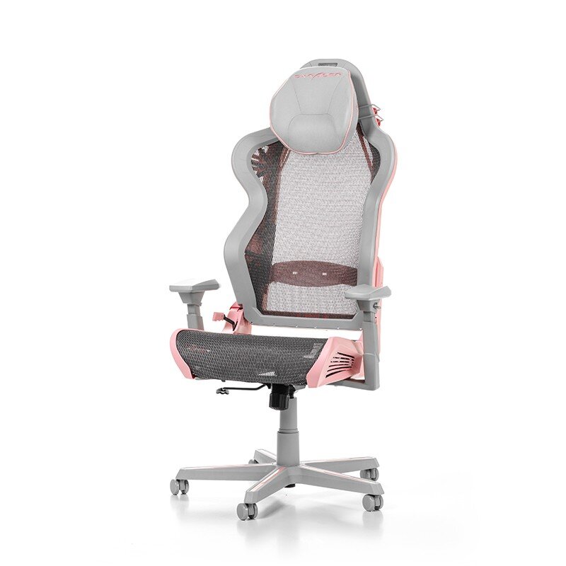 Žaidimų kėdė DXRacer Air R1S-GPG, pilka/rožinė/juoda kaina ir informacija | Biuro kėdės | pigu.lt