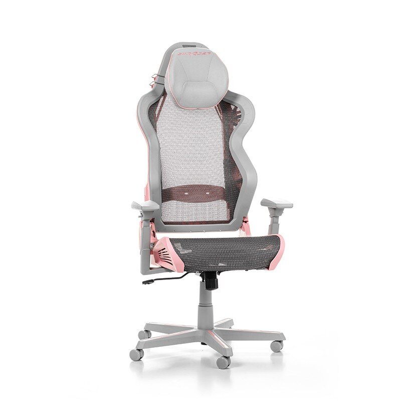 Žaidimų kėdė DXRacer Air R1S-GPG, pilka/rožinė/juoda цена и информация | Biuro kėdės | pigu.lt