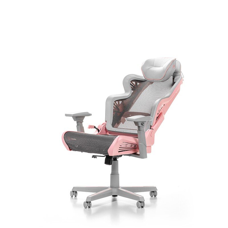 Žaidimų kėdė DXRacer Air R1S-GPG, pilka/rožinė/juoda kaina ir informacija | Biuro kėdės | pigu.lt