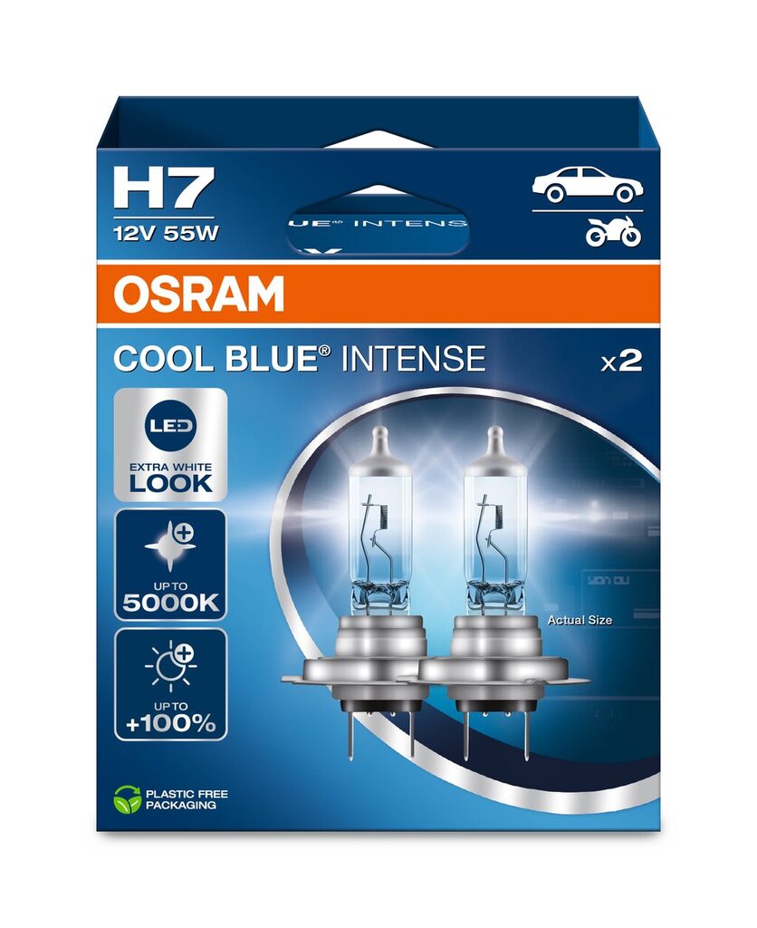 Halogeninė Automobilinė lemputė Osram L64210CBIDUO H7, 55W, 12V, PX26D, 2vnt цена и информация | Automobilių lemputės | pigu.lt