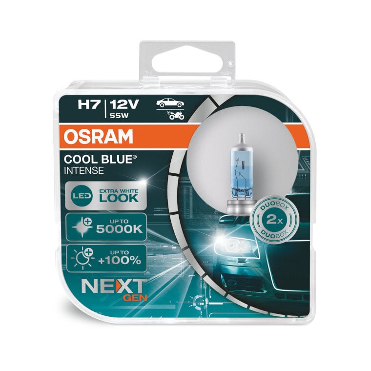 Halogeninė Automobilinė lemputė Osram L64210CBIDUO H7, 55W, 12V, PX26D, 2vnt kaina ir informacija | Automobilių lemputės | pigu.lt