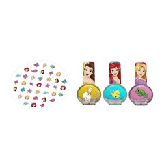 Лак для ногтей Cartoon Disney Princess  (4 шт) цена и информация | Косметика для мам и детей | pigu.lt