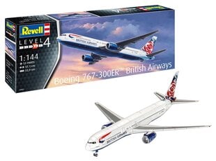 Konstruktorius Revell - Boeing 767-300ER British Airways Chelsea Rose, 1/144, 03862 kaina ir informacija | Konstruktoriai ir kaladėlės | pigu.lt