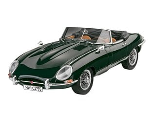 Сборная модель для склеивания Revell - Jaguar E-Type Roadster (подарочный набор), 1/24, 67687 цена и информация | Конструкторы и кубики | pigu.lt