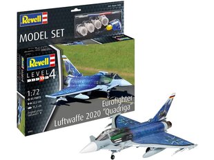 Сборная пластиковая модель Revell - Eurofighter Luftwaffe 2020 Quadriga подарочный набор, 1/72, 63843 цена и информация | Конструкторы и кубики | pigu.lt