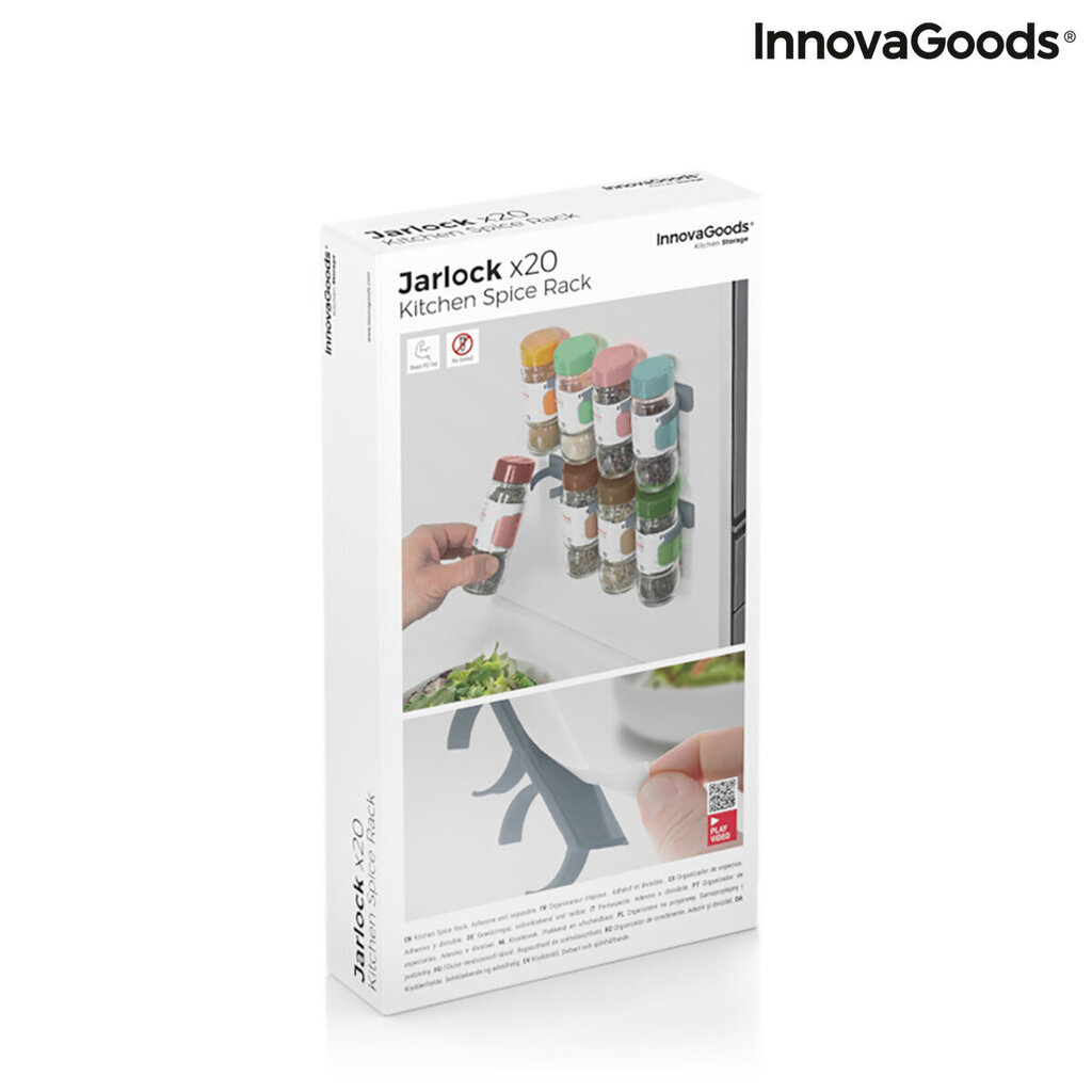 InnovaGoods prieskonių lentynėlė Jarlock, 5 vnt kaina ir informacija | Prieskonių indeliai, malūnėliai | pigu.lt
