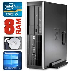 Стационарный компьютер HP 8100 Elite SFF i5-750 8GB 250GB NVS295 DVD WIN10 [refurbished] цена и информация | Стационарные компьютеры | pigu.lt