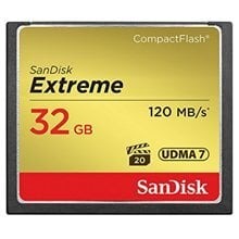 Карта памяти SanDisk CompactFlash Extreme 32ГБ120МБ/с цена и информация | Карты памяти для фотоаппаратов, камер | pigu.lt