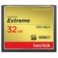 Atminties kortelė SanDisk CompactFlash Extreme 32GB 120MB/s kaina ir informacija | Atminties kortelės fotoaparatams, kameroms | pigu.lt