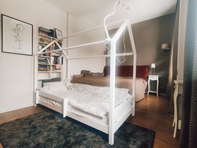 Vaikiška lova namelis SOFIHOUSE 180x80 BALTA цена и информация | Vaikiškos lovos | pigu.lt