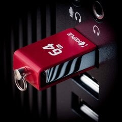 KEPLE 64 ГБ flash память с двойным портом USB и USB типа C, красный цена и информация | USB накопители | pigu.lt