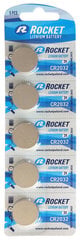 Rocket Lithium CR2032 elementai, 5 vnt. kaina ir informacija | Elementai | pigu.lt