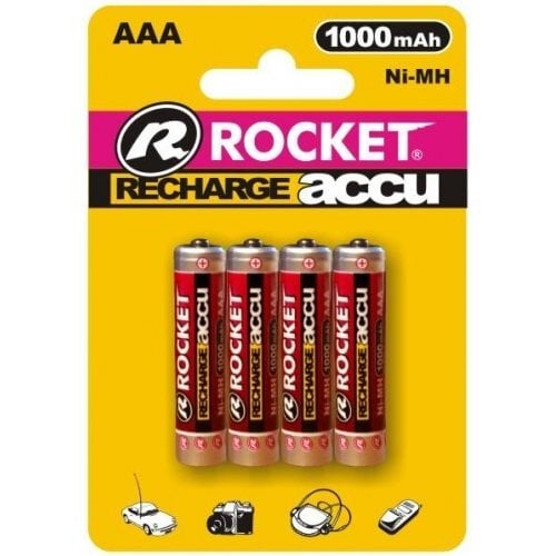 Rocket AAA akumuliatorius 4 vnt. цена и информация | Elementai | pigu.lt