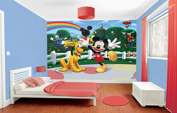 Vaikiški tapetai Peliukas Mikis kaina ir informacija | Vaikiški fototapetai | pigu.lt