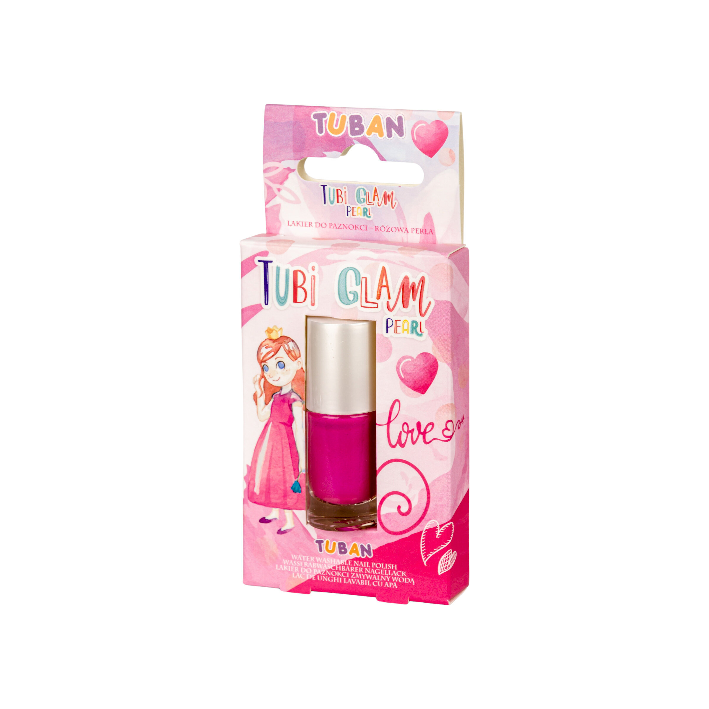 Nagų lakas vaikams - Tubi Glam - Rožinis Perlas - 5ml, Tuban TU3459 kaina |  pigu.lt