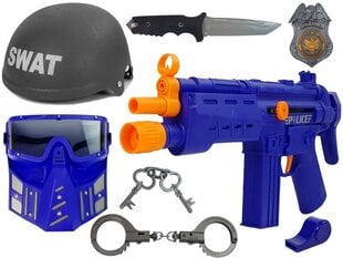 Policininko rinkinys Swat su šautuvu, šalmu ir kitais priedais цена и информация | Игрушки для мальчиков | pigu.lt