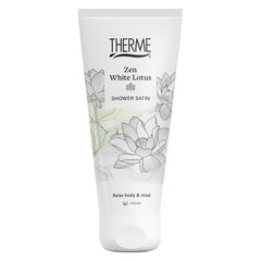 Kūno prausiklis Therme Zen White Lotus, 200 ml kaina ir informacija | Dušo želė, aliejai | pigu.lt