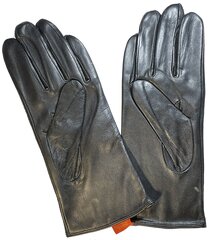 Женские кожаные перчатки, черные цена и информация | Женские перчатки | pigu.lt