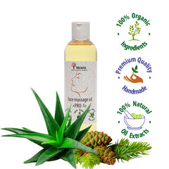 Натуральное массажное масло для лица Verana PRO-1, омолаживающее, питательное, 250 мл цена и информация | Массажные масла | pigu.lt