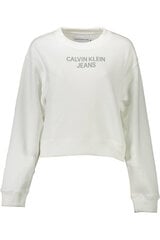 Джемпер для женщин Calvin Klein, белый цена и информация | Женские толстовки | pigu.lt