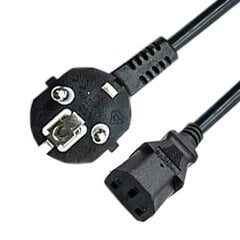 Кабель питания C13, 220V, 1 м цена и информация | Зарядные устройства для ноутбуков | pigu.lt