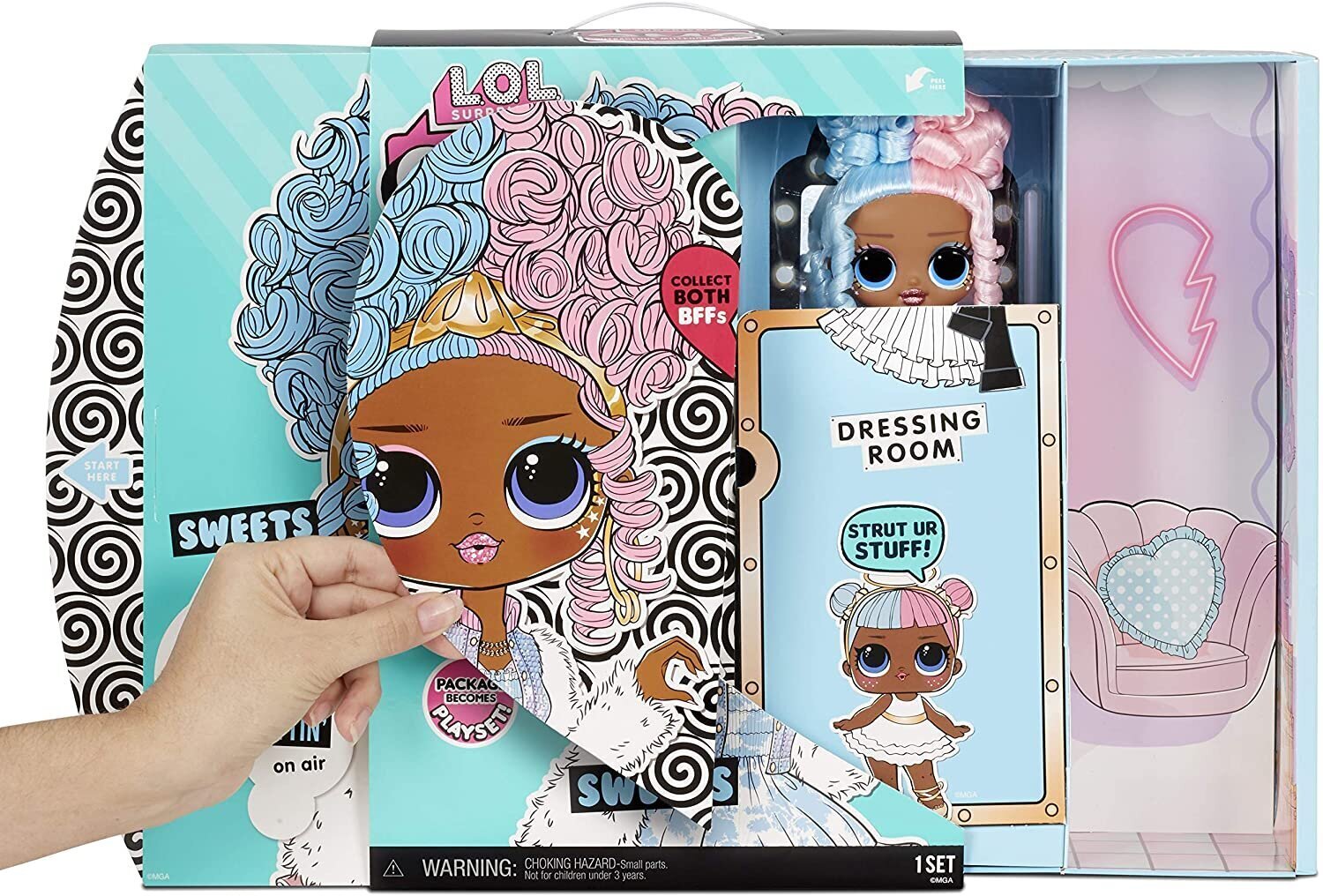 Lėlė L.O.L. Surprise! OMG Sweets Fashion Doll kaina ir informacija | Žaislai mergaitėms | pigu.lt