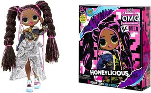 L.O.L. Surprise! O.M.G. Remix Honeylicious Fashion Doll - 25 Surprises with Music kaina ir informacija | Žaislai mergaitėms | pigu.lt