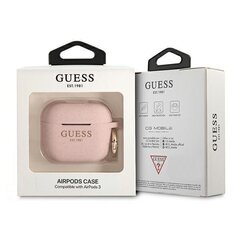 Чехол Guess GUA3SGGEP AirPods 3 цена и информация | Теплая повязка на уши, черная | pigu.lt