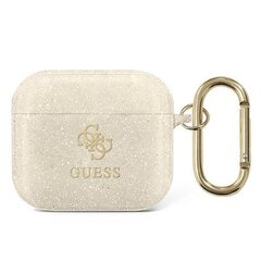 Guess dėklas GUA3UCG4GD, skirtas Apple Airpods 3 kaina ir informacija | Ausinės | pigu.lt