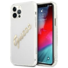 Telefono dėklas Guess GUHCP12LKTRSVGO iPhone 12 Pro Max 6.7'' kaina ir informacija | Telefono dėklai | pigu.lt