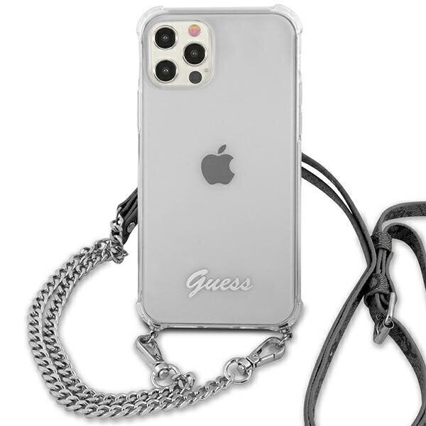 Telefono dėklas Guess GUHCP12MKC4GSSI iPhone 12/12 Pro 6.1'' цена и информация | Telefono dėklai | pigu.lt