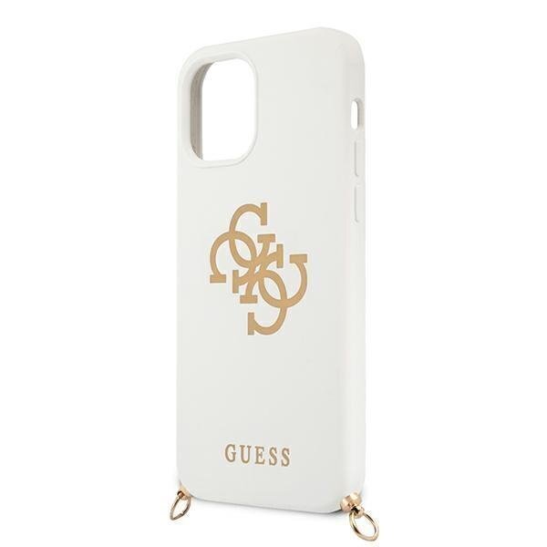 Telefono dėklas Guess GUHCP12MLSC4GWH iPhone 12/12 Pro 6.1'' kaina ir informacija | Telefono dėklai | pigu.lt