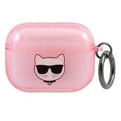 Karl Lagerfeld TPU Glitter Choupette KLA3UCHGP  цена и информация | Аксессуары для наушников | pigu.lt