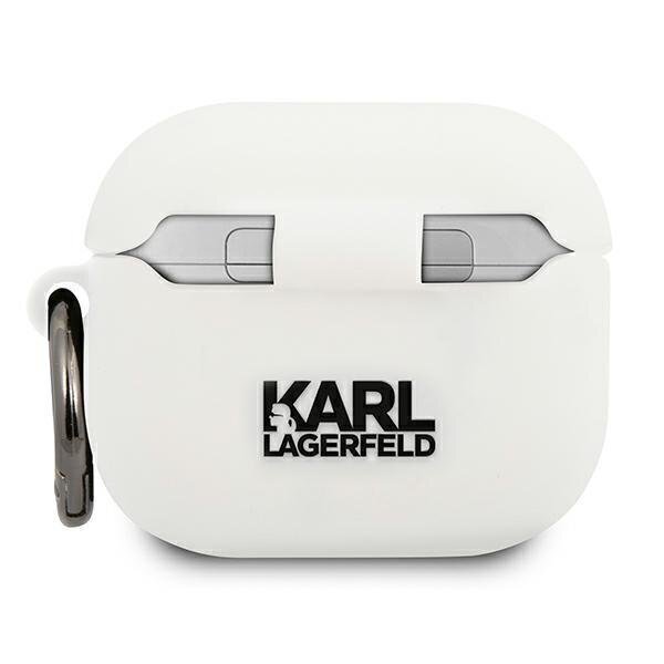 Karl Lagerfeld KLACA3SILCHWH AirPods 3 kaina ir informacija | Ausinės | pigu.lt