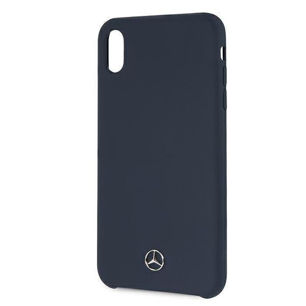 Mercedes MEHCI65SILNA iPhone Xs Max Blue Silicone Line kaina ir informacija | Telefono dėklai | pigu.lt