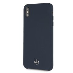 Mercedes MEHCI65SILNA iPhone Xs Max Blue Silicone Line kaina ir informacija | Telefono dėklai | pigu.lt