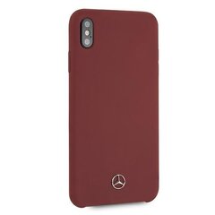 Mercedes MEHCI65SILRE iPhone Xs Max red Silicone Line kaina ir informacija | Telefono dėklai | pigu.lt