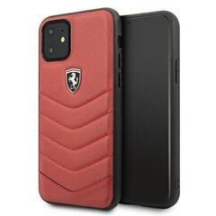 Telefono dėklas Ferrari FEHQUHCN61RE iPhone 11 kaina ir informacija | Telefono dėklai | pigu.lt