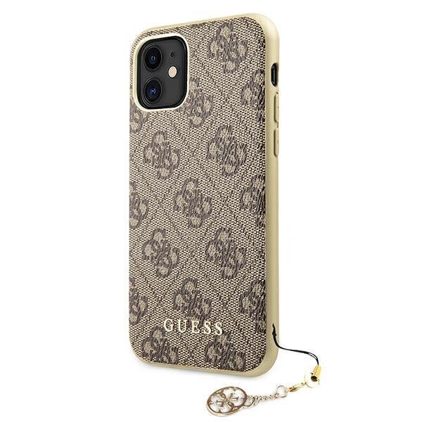 Guess GUHCN61GF4GBR skirtas iPhone 11, rudas kaina ir informacija | Telefono dėklai | pigu.lt