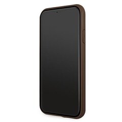 Guess GUHCN654GMGBR, skirtas iPhone 11 Pro Max, rudas kaina ir informacija | Telefono dėklai | pigu.lt