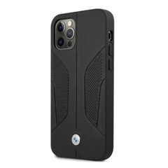 Чехол BMW для iPhone 12 Pro Max 6.7", чёрный цена и информация | Чехлы для телефонов | pigu.lt