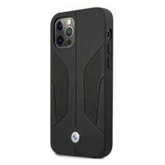 Чехол BMW для iPhone 12/12 Pro 6.1", чёрный цена и информация | Чехлы для телефонов | pigu.lt
