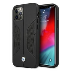 Чехол BMW для iPhone 12/12 Pro 6.1", чёрный цена и информация | Чехлы для телефонов | pigu.lt