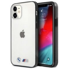 Чехол BMW для iPhone 12 mini 5,4", прозрачный цена и информация | Чехлы для телефонов | pigu.lt