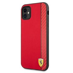 Telefono dėklas Ferrari FESAXHCN61RE iPhone 11 6,1" kaina ir informacija | Telefono dėklai | pigu.lt