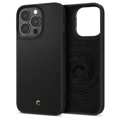 Spigen Cyrill Leather Brick, skirtas Iphone 13 PRO, juodas kaina ir informacija | Telefono dėklai | pigu.lt