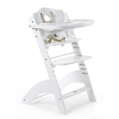 ChildHome maitinimo kėdutė Lambda 3, balta kaina ir informacija | Maitinimo kėdutės | pigu.lt