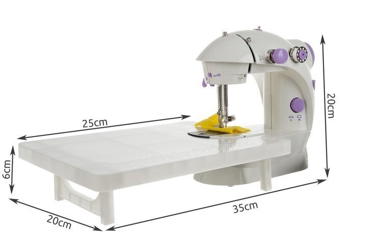 Nešiojama siuvimo mašina 6W + stalas kaina ir informacija | Siuvimo mašinos | pigu.lt