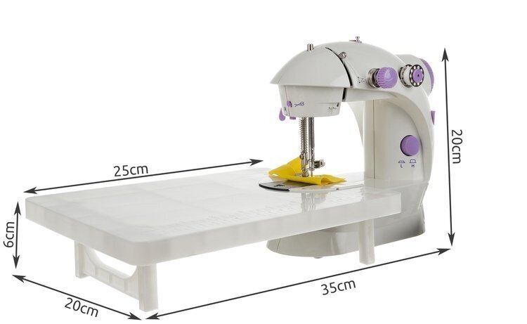 Elektromechaninė siuvimo mašina Nešiojama siuvimo mašina 6W + stalas kaina  | pigu.lt